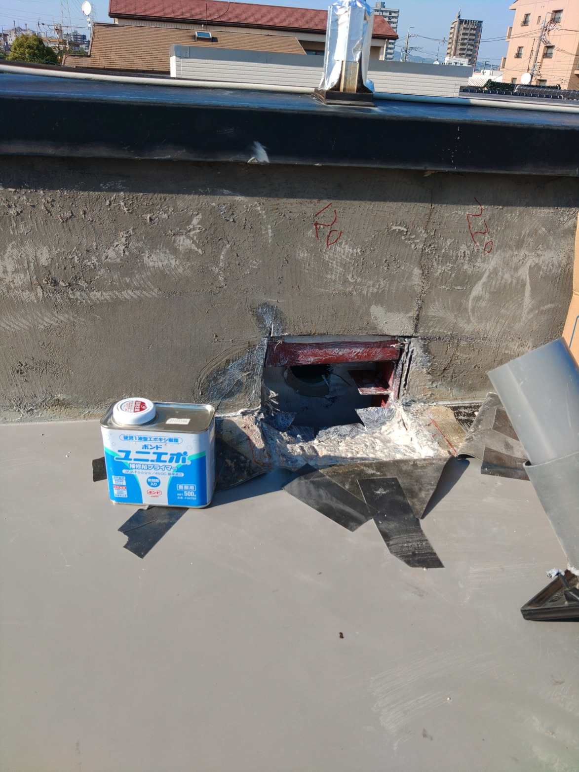 ルーフバルコニー防水シート防水